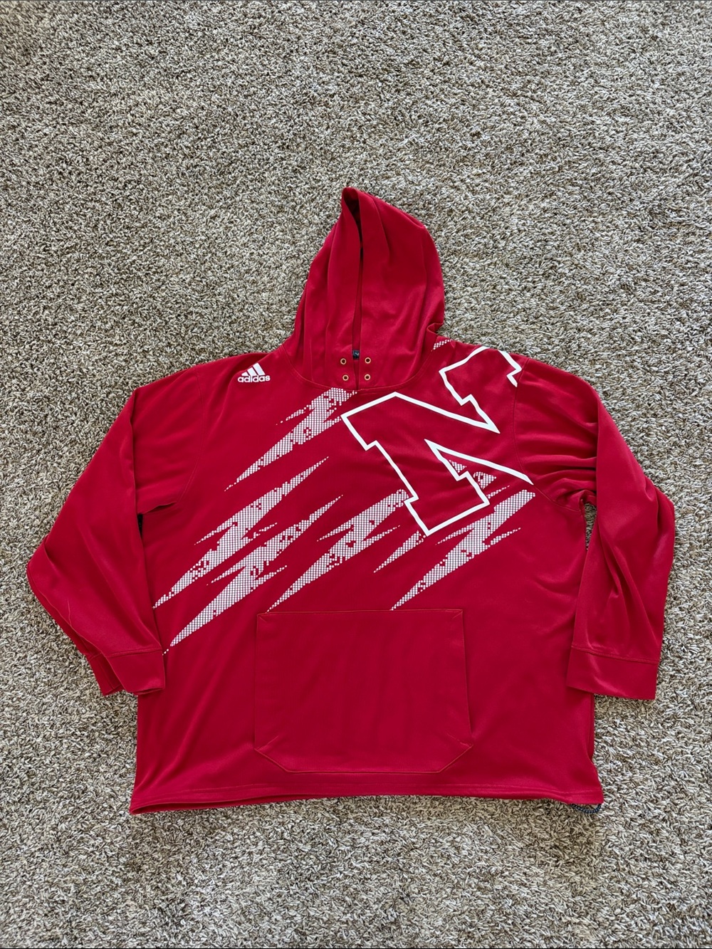 Adidas Nebraska Cornhuskers Dri-Fit Hoodie
